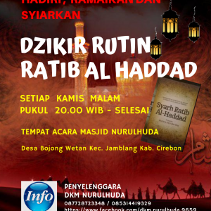 Ratibul Haddad Kegiatan Masjid Nurul Huda KOTA CIREBON