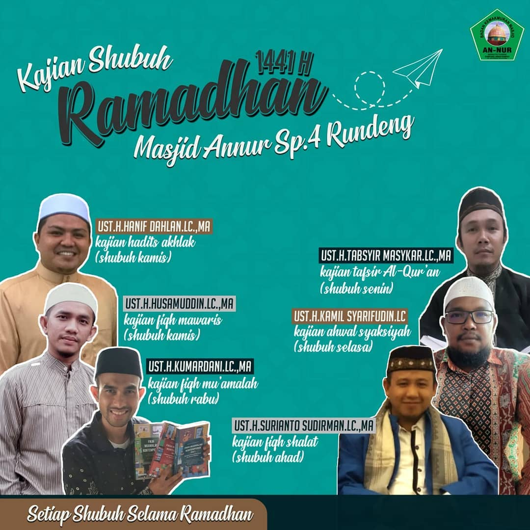 Kajian Subuh Ramadhan 1441 H