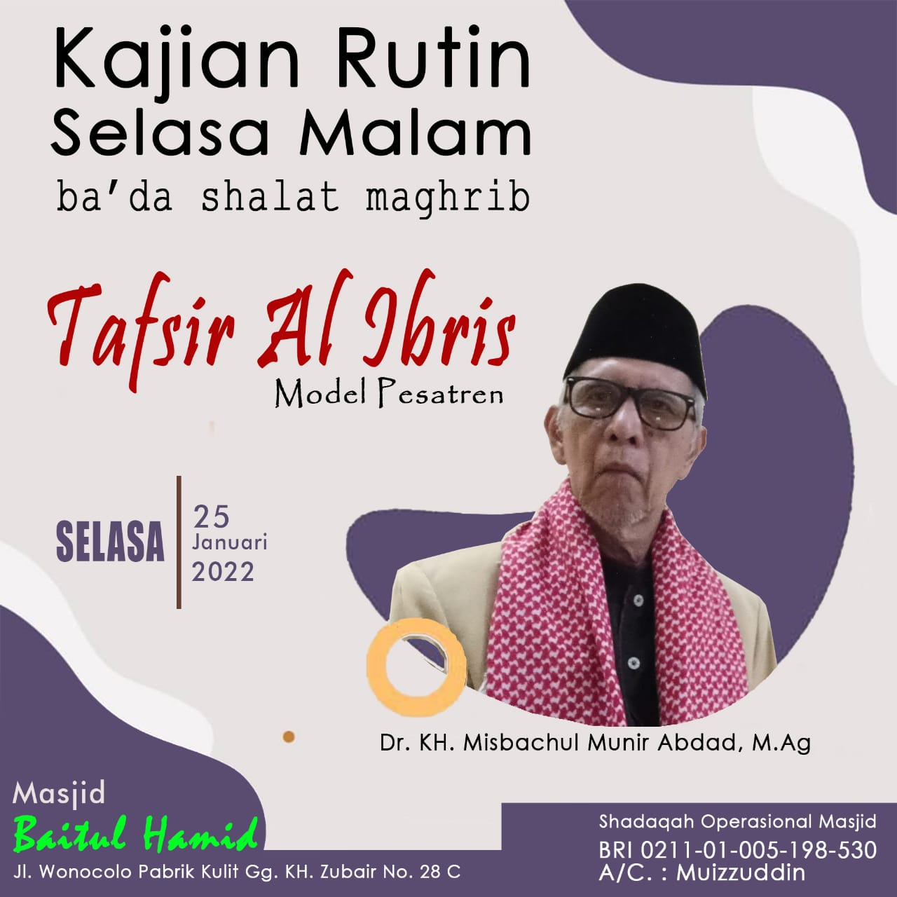 Tafsir Al-Iris  Kegiatan MASJID BAITUL HAMID KOTA SURABAYA