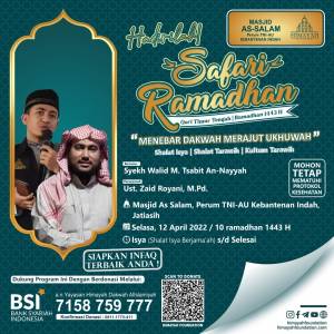 Safari Ramadhan Kegiatan Masjid As-Salaam KOTA BEKASI