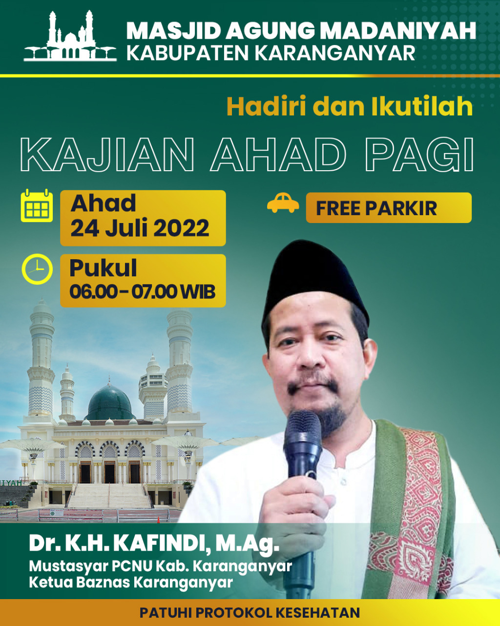 Kaian Ahad Pagi 24 Juli 2022