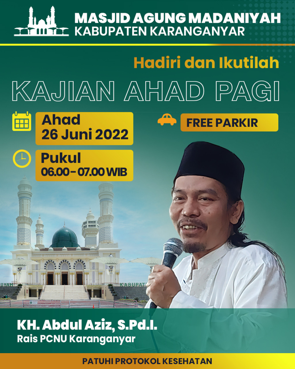 Kajian Ahad Pagi 26 Juni 2022