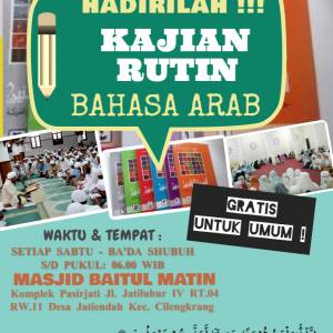 Ta'lim Bahasa Arab  Kegiatan Baitul Matiin KAB. BANDUNG