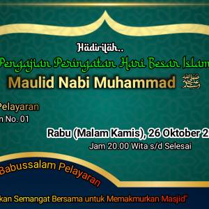 Maulid Nabi Besar SAW Kegiatan Masjid Babussalam Pelayaran KOTA SAMARINDA