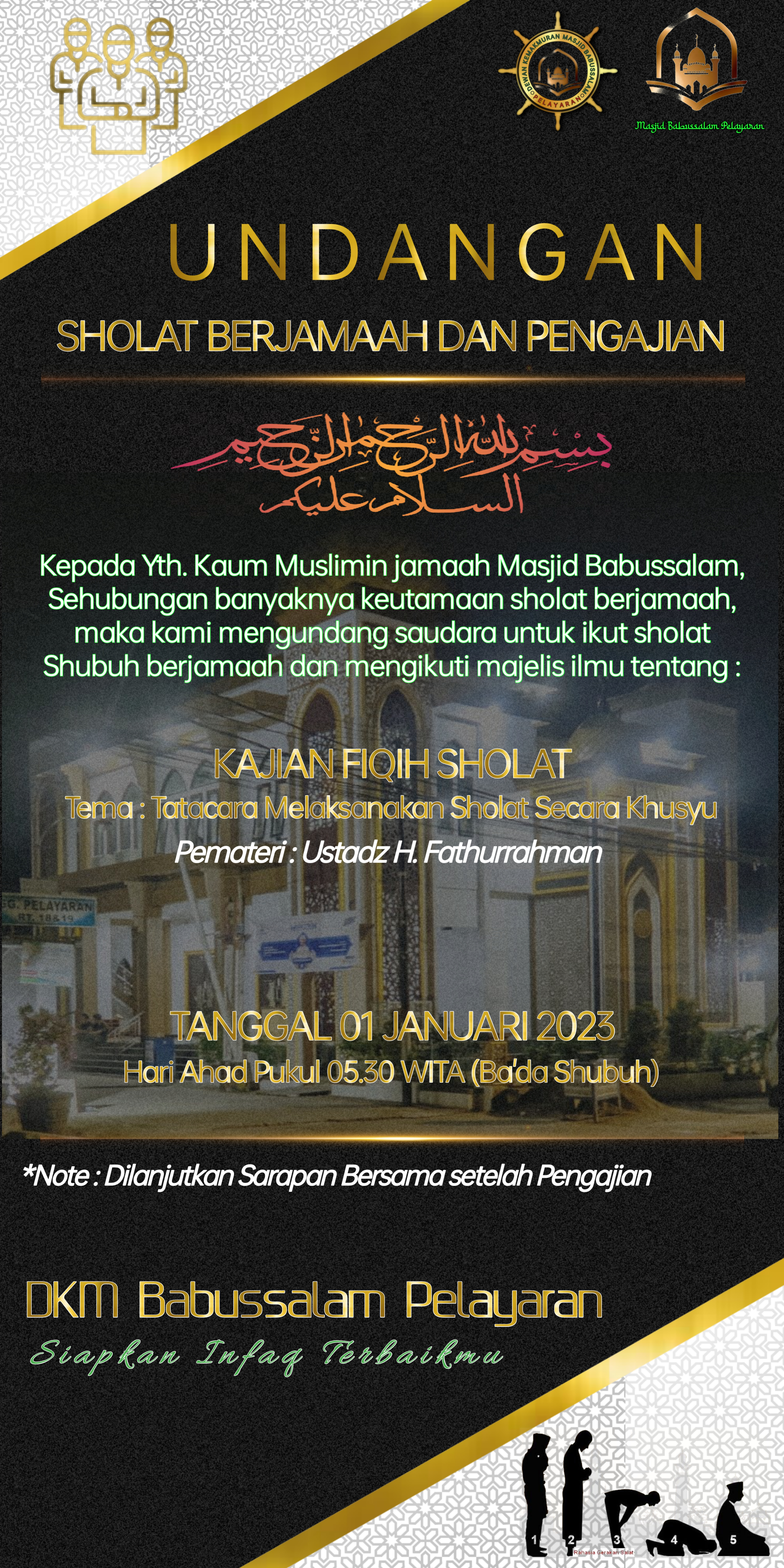 TATACARA MELAKSANAKAN SHOLAT SECARA KHUSYU