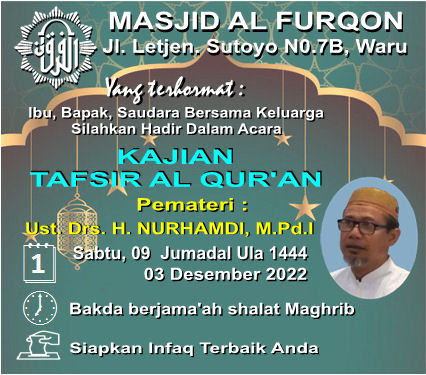 Pengajian Mingguan Kegiatan Masjid Al Furqon KAB. SIDOARJO