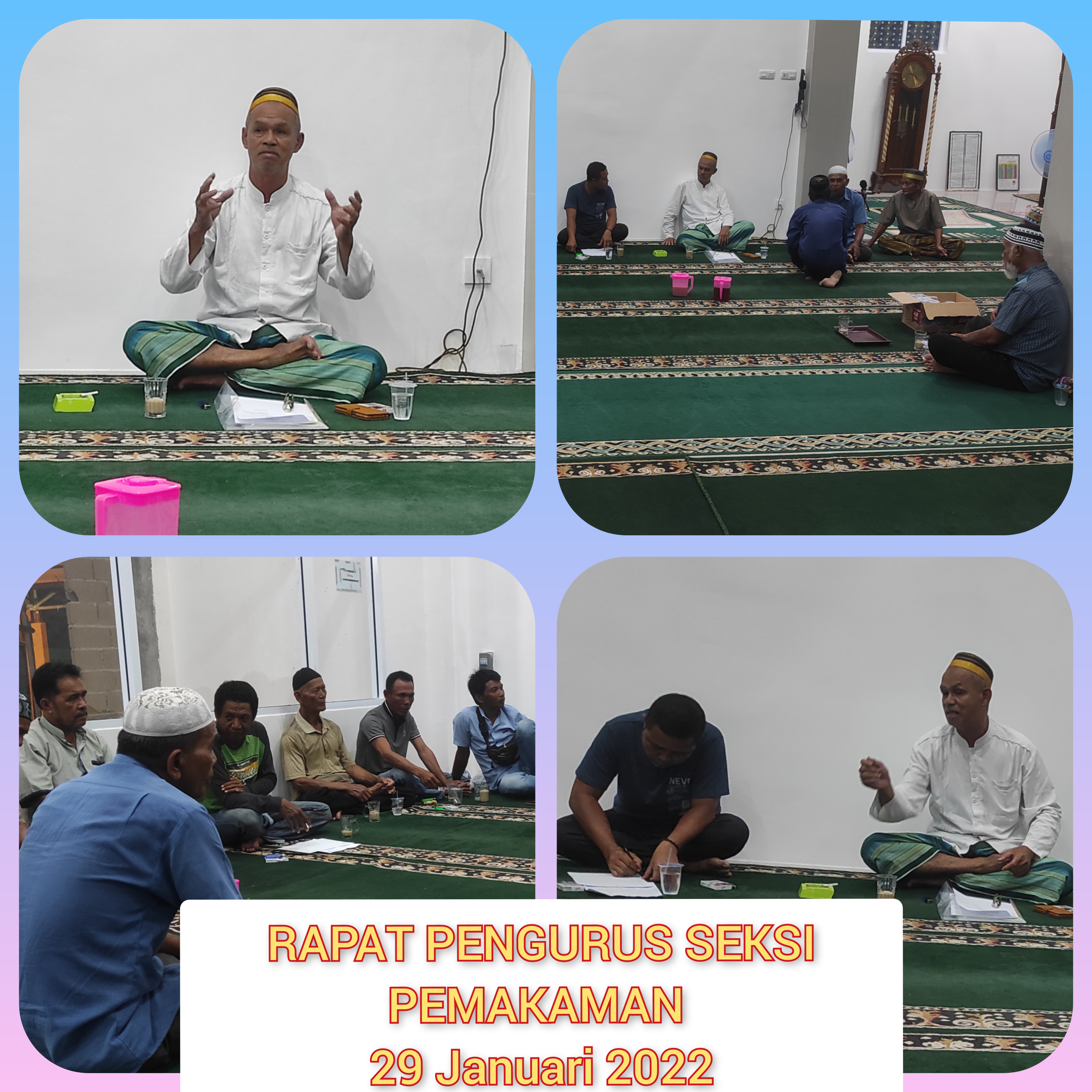 RAPAT PENGURUS SEKSI PEMAKAMAN 