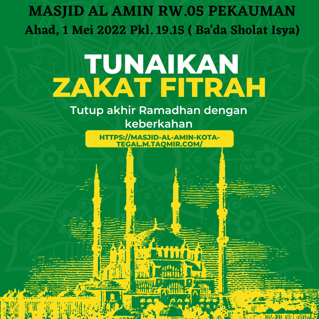 ZAKAT Kegiatan Masjid Al Amin KOTA TEGAL