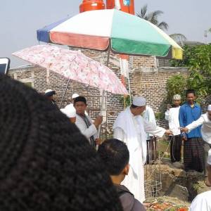 Peletakan Batu Pertama  Kegiatan ALWUSTHO KAB. TANGERANG