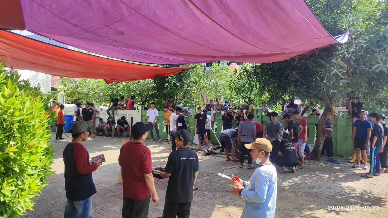 Pemotongan Hewan Qurban Kegiatan MASJID BAITUL MUKHLISIN KAB. BEKASI