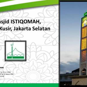 back ground masjid istiqomah tanah kusir
