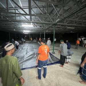 Bersih-bersih masjid Juli 2024