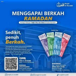 Voucher Infaq MBR (Menggapai Berkah Ramadan)