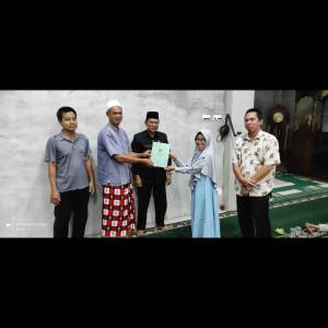 Bantuan & Wakaf Kepada Masjid Nurul Zahanir