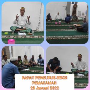 RAPAT PENGURUS PEMAKAMAN NURUL ZAHANIR .Tahun 2022