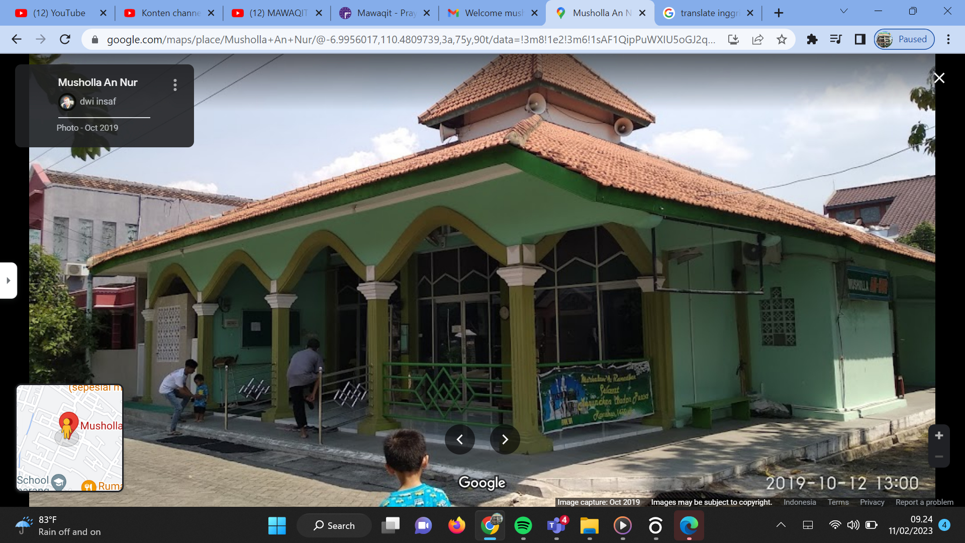 musholla annur — 