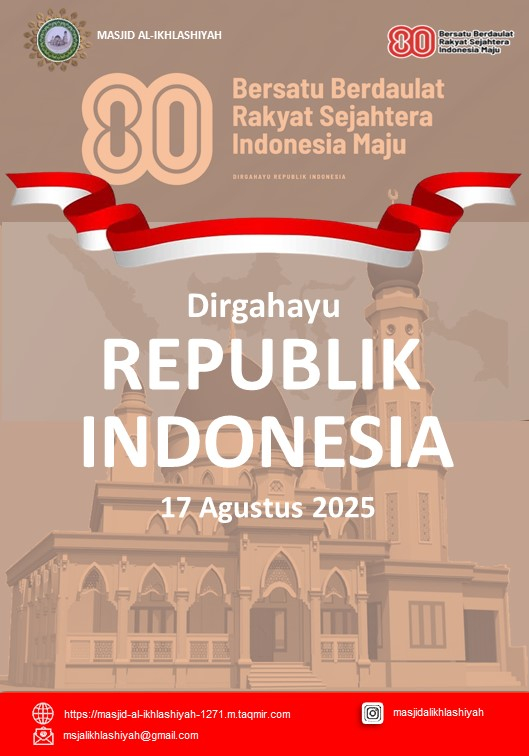 Reminder: # Mari kita jadikan usia kemerdekaan Republik Indonesia ke-80 ini, momentum untuk membangun keluarga yang kokoh, yang bisa menjadi benteng dari pengaruh negatif zaman.#