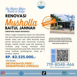 RENOVASI MUSHOLLA BAITUL JANNAH