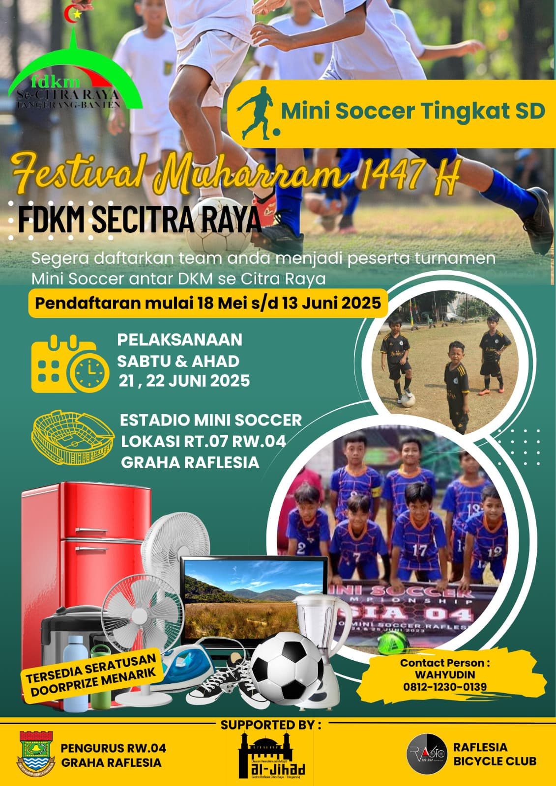 Festival Muharram 1447 H - Turnamen Mini Soccer & Lomba Adzan | FDKM Se-Citra Raya