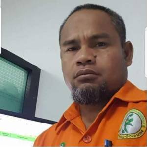 Hussain Barakati pengurus masjid di Masjid Al Musafirin Gosowong